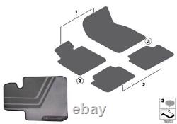 Tapis de sol arrière BMW Genuine Performance LHD RHD s'adapte aux F30 F30 LCI F31 51472409932
