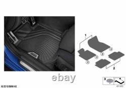 Tapis de sol avant BMW d'origine tous temps intérieur RHD compatible G42 G87 51475A3E485