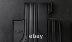 Tapis de sol avant BMW d'origine toutes saisons RHD anthracite s'adapte au F20 51472339848