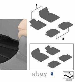 Tapis de sol avant et arrière pour BMW X4 G02 F98 toutes saisons d'origine 51472451587