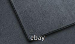 Tapis de sol en velours anthracite BMW d'origine - Jeu intérieur compatible F45 51477425422