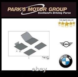 Tapis de sol en velours sur mesure BMW d'origine Set E90/E91 Série 3 51477316578