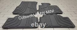Tapis de voiture en caoutchouc d’origine BMW F20 Série 1 conduite à droite avant et arrière 51472339848 210210