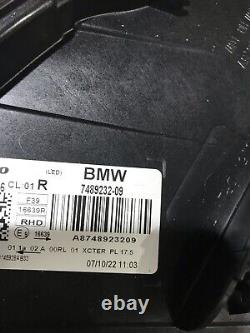 Unité de phare avant LED complet côté conducteur RH OS BMW X2 XDRIVE F39 authentique 1720