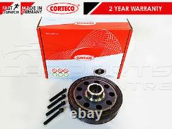 Véritable amortisseur de vibration de poulie de vilebrequin Corteco pour les séries BMW 1 3 5 X1 X3