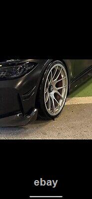 Véritables canards d'extrémité d'aile en fibre de carbone OEM Bmw G80 G82