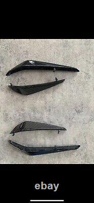 Véritables canards d'extrémité d'aile en fibre de carbone OEM Bmw G80 G82