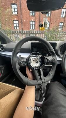 Volant BMW personnalisé en cuir à fond plat F20 F21 F22 F30 F32 F36 M2 M3 M4