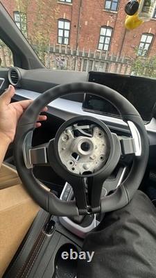 Volant BMW personnalisé en cuir à fond plat F20 F21 F22 F30 F32 F36 M2 M3 M4