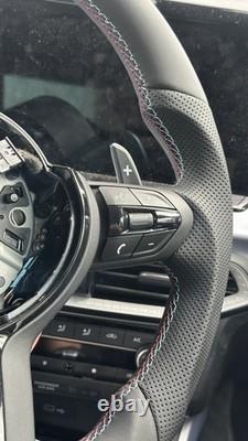 Volant BMW personnalisé en cuir à fond plat F20 F21 F22 F30 F32 F36 M2 M3 M4