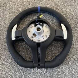 Volant en cuir style BMW M pour séries 1, 2, 3, 4, 5, 6, 7, X1-X6, M2, M3, M4