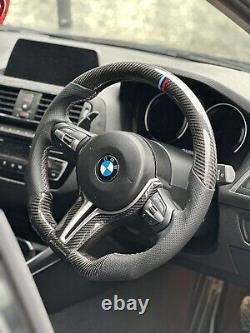 Volant en fibre de carbone pour BMW + Airbag