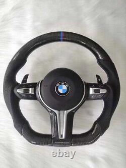 Volant en fibre de carbone pour BMW + Airbag